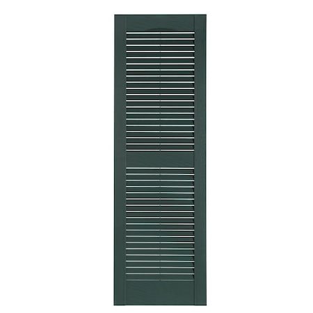 15 Inch X 39 Inch Louver Exterior Vinyl Shutter, PR